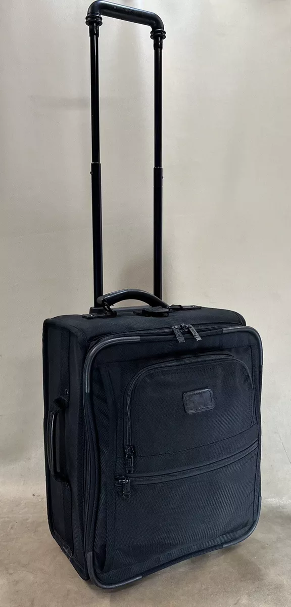 Rare Tumi Made USA Black Compact Upright Rolling Suitcase | eBay