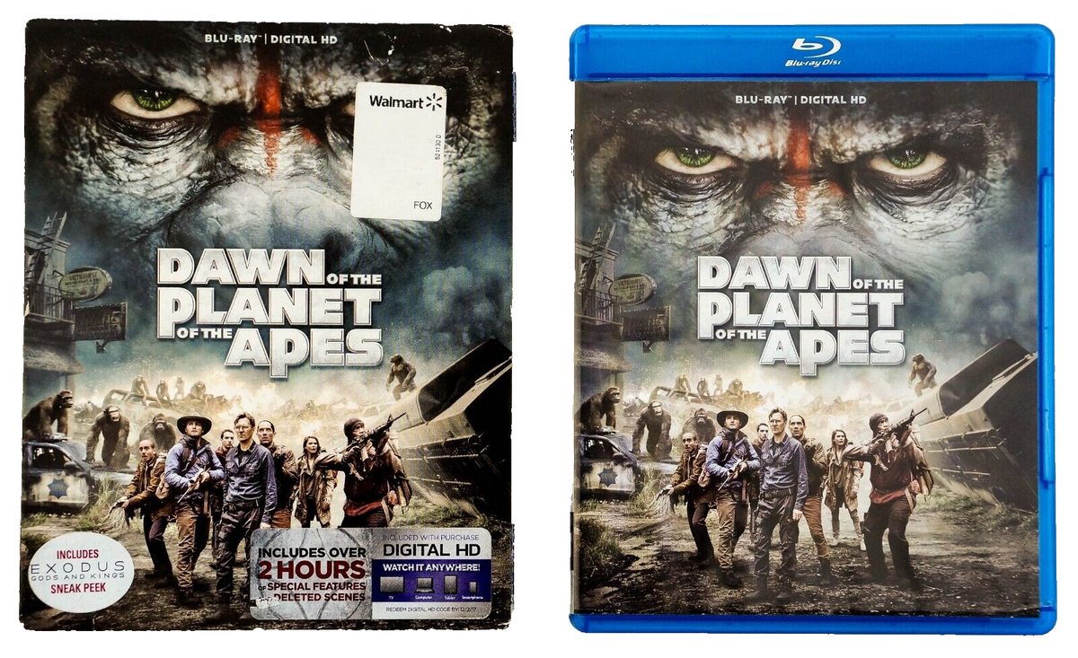 Dawn of the Planet of the Apes (Blu-ray, 2014) No Digital HD, Gary
