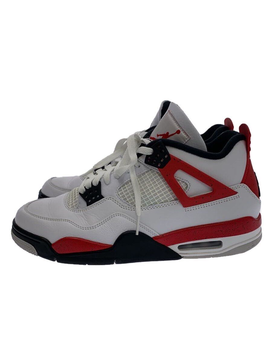 Nike low top sneakers AIR JORDAN 4 28.5cm White Used | eBay