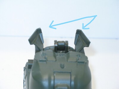 SOLIDO, 2 Door Painted Metal Kaki for AMX 13 Military Bi-Tube Tank Radar