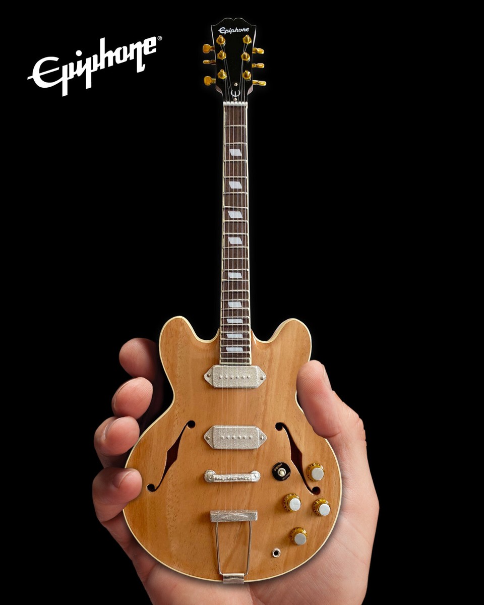 Beatles Collectible Miniature Natural Epiphone Casino - John