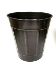 NEW BROWN RUBBED BRONZE METAL WASTE BASKET,TRASH CAN,BIN HANDMADE IN INDIA 