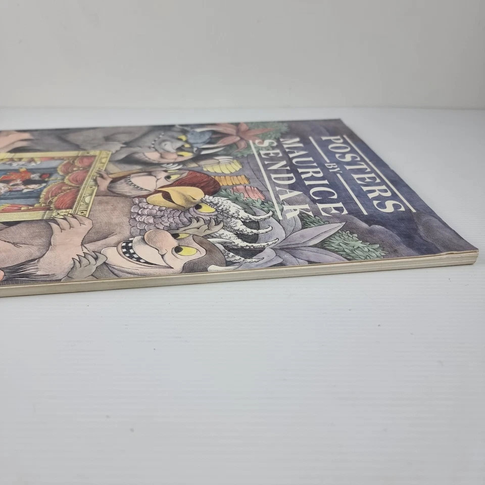 Posters by Maurice Sendak Rare Soft Cover Book Vintage 1986 - Image 4 of 4