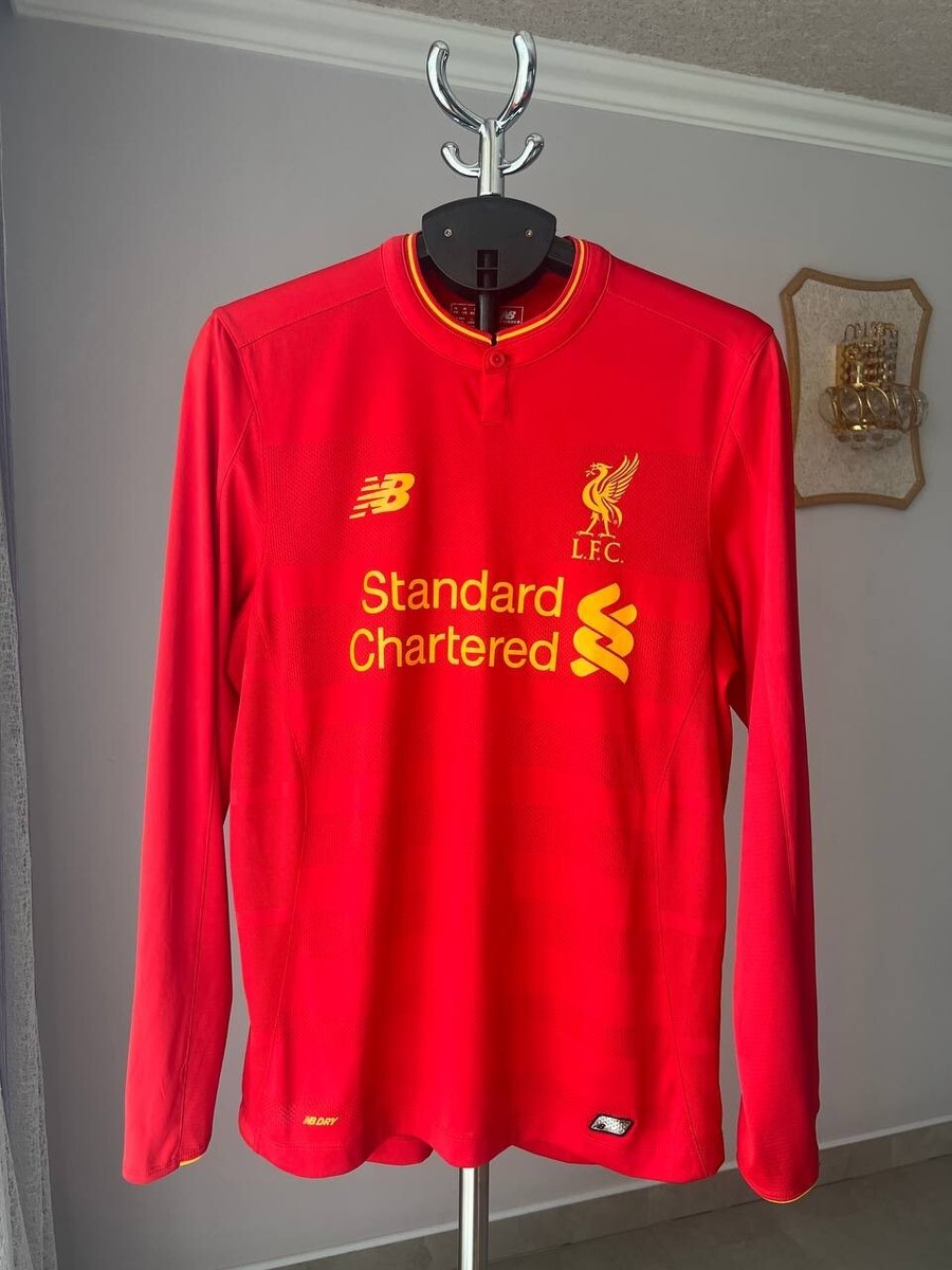 LIVERPOOL 2016 17 HOME FOOTBALL SOCCER SHIRT LONG SLEEVE NEW