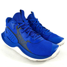 Under Armour Jet  23 Youth Size 6.5 Shoes Blue High Top Basketball Sneakers