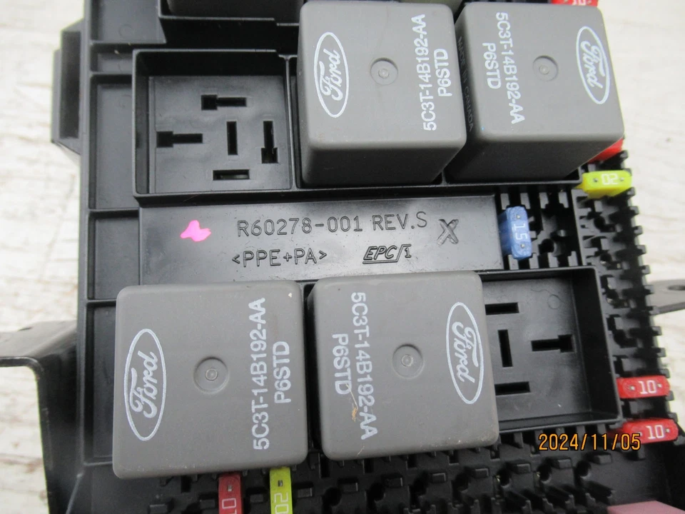 05-07 FORD F250 F350 6,0 л дизельный сверхпрочный предохранитель впрыск BCM 6C3T-14A067-BD - Изображение 4 из 4