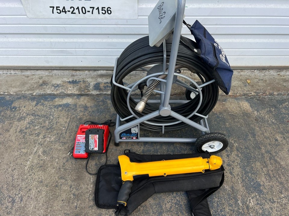 ELECTRIC EEL eCAM Ace Pipeline Inspection Camera 200' Battery & XT 512