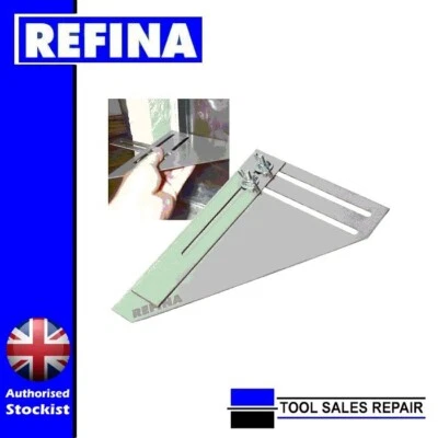 Refina Plasterers Window Reveal Gauge Adjustable Square & Angle Tool - 640006 -