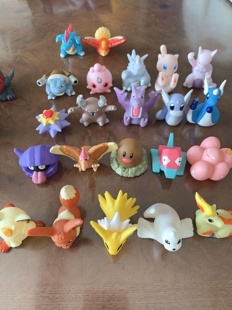 ポケモンキッズ　ソフビ指人形　47体 ポケモンキッズ 指人形 クリアタイプ まとめ売り 47体セット