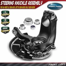 Front LH Steering Knuckle & Wheel Hub Bearing Assembly for VW Beetle Golf Jetta