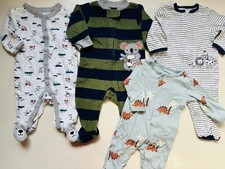 3 Months Baby Lot Carter's Footie Pajamas Dinosaur Koala 4-Piece Many Brands