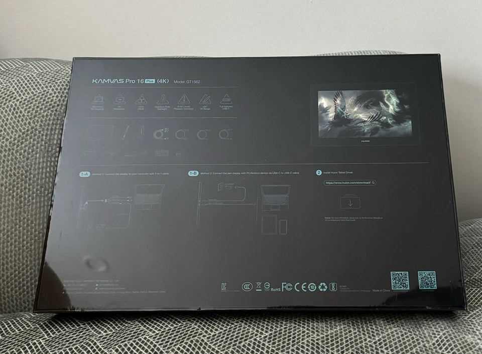 HUION KAMVAS PRO 16 Plus 4K UHD Graphics Drawing Tablet with Screen - Image 2 of 4