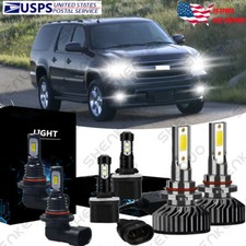 9005 9006 880 LED Faro y lámpara antiniebla Bombilla para Chevy Suburban 2000-06 Tahoe 01-06