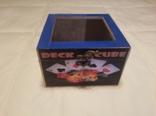 Deck Cube, Wood Brick Box, Handmade, holds 12 decks , DHOC Card Holder Series 