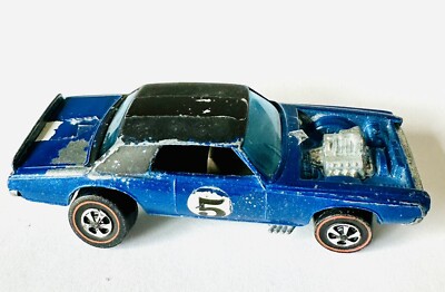 Hot Wheels Redline 1970 TNT Bird Spoilers T-Bird T-N-T Ford Blue