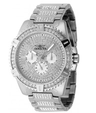 Invicta Celestial Men's 45mm Luxe Pave Crystal Multi-Function Quartz Watch 48560