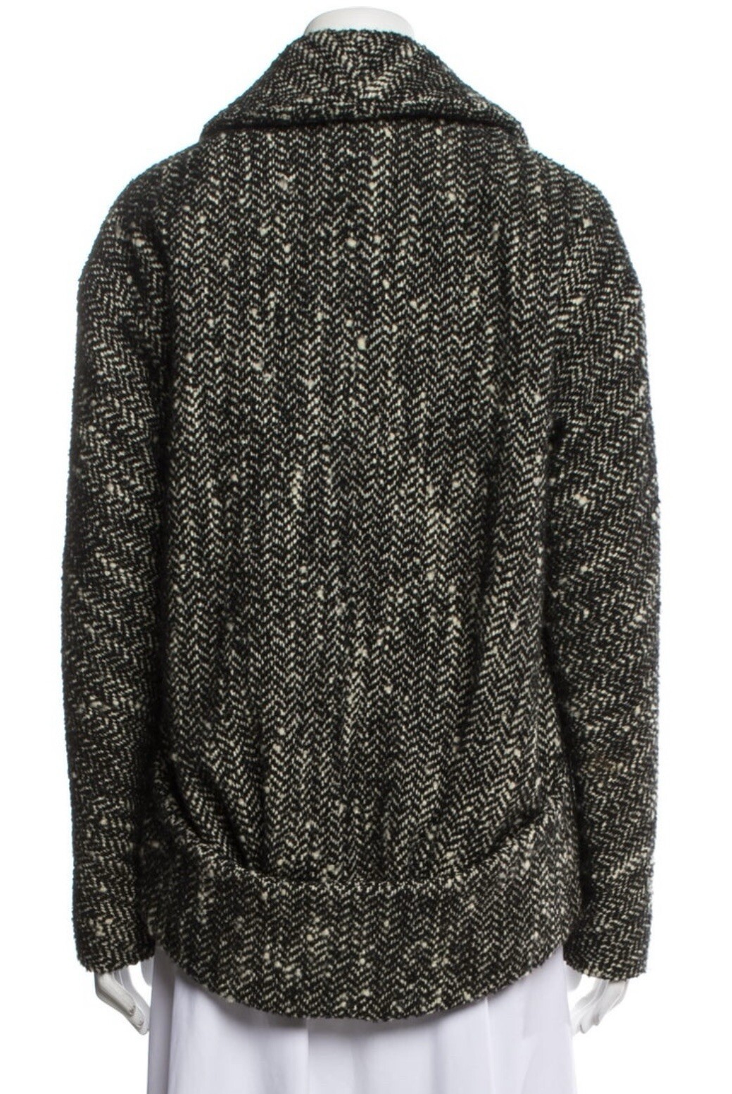Giacca cappotto tweed lana Smythe sartoriale stile Saint Laurent