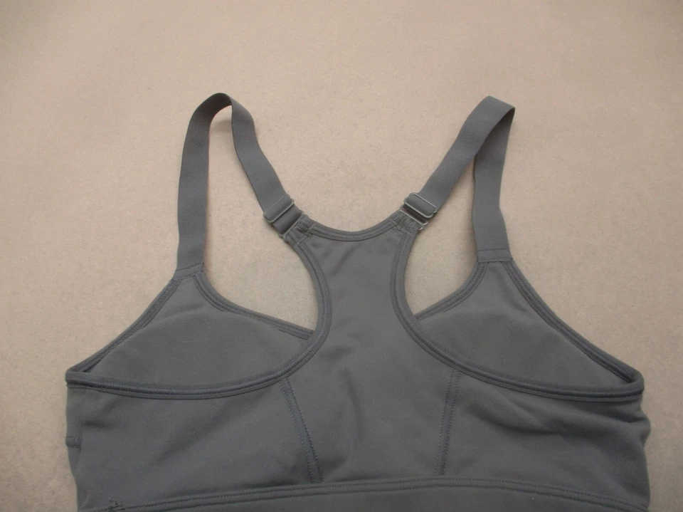 Sutiã esportivo Under Armour tamanho XS feminino cinza forrado sem fio 10E - Imagem 4 de 4