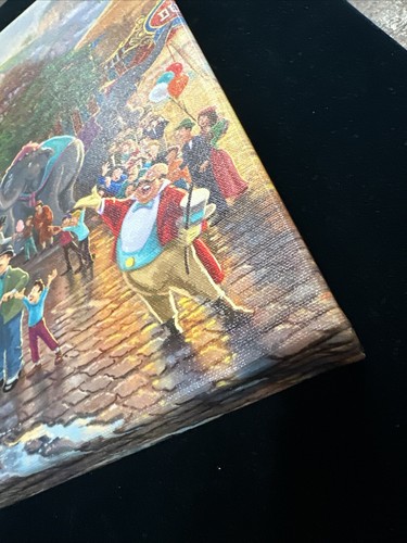 Thomas Kinkade Studios Disney Dumbo 14″ x 14″ Gallery Wrapped Canvas - Picture 9 of 24
