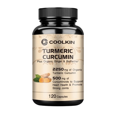 Turmeric Curcumin - with Organic Ginger Black Pepper Joint Pain Triple Strength