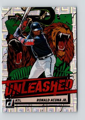 2021 Donruss #UNL5 Ronald Acuna Jr. Unleashed Vector