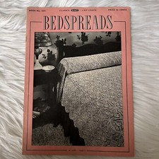 Vintage Bedspread Crochet Pattern Book  244 Thread Crochet Circa 1948