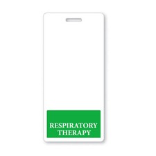 5 Pack - RESPIRATORY THERAPY Vertical Badge Buddies - Hospital Card ID Buddy