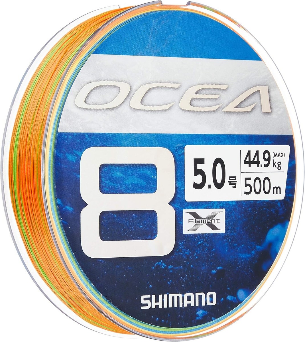 シマノ　OCEA8 10号　500m OCEA シマノ/SHIMANO オシア8PE 500m 10号 152Lbs 68.9kg LD