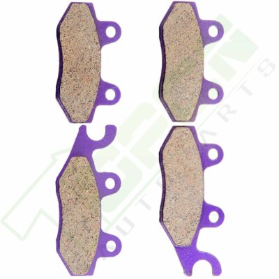 CCIYU Front Rear Carbon Fiber Brake Pads Motorcycle Motorbike Replacement Brake Pads Fit For