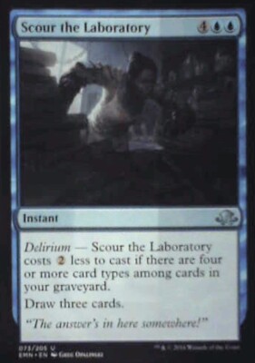 Scour the Laboratory - Eldritch Moon: #73, Magic: The Gathering Nm R148