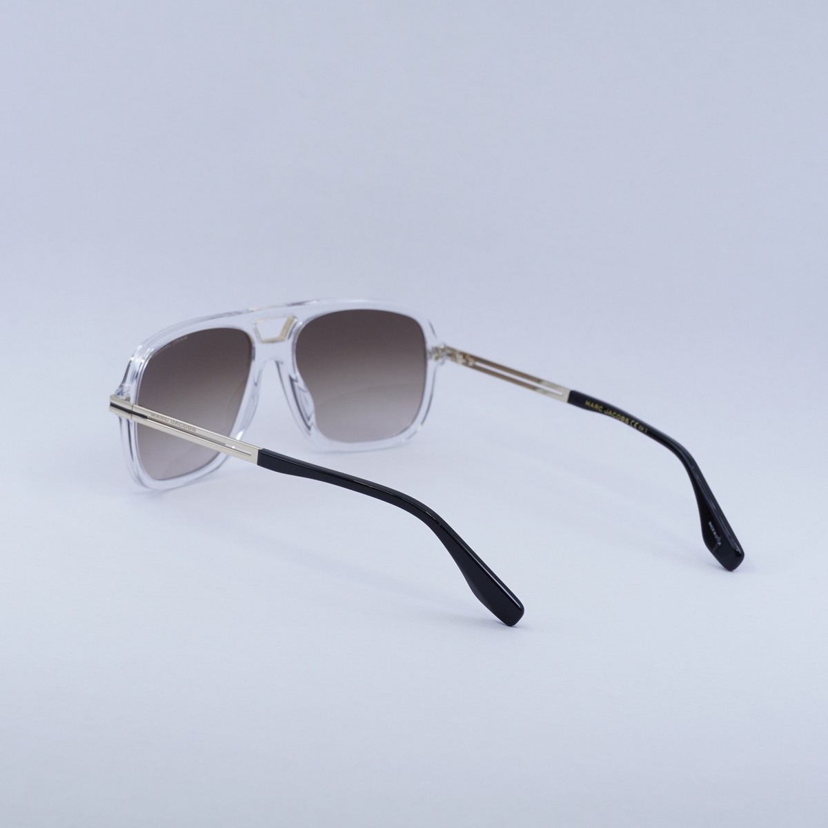 NWOT Marc JacobsMARC-415-S - MNG/HA - Transparent crystal and black Marc Jacobs Grey Navigator Men main image 4
