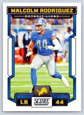 2023 Score Football - Malcolm Rodriguez - Detroit Lions - Base - #88