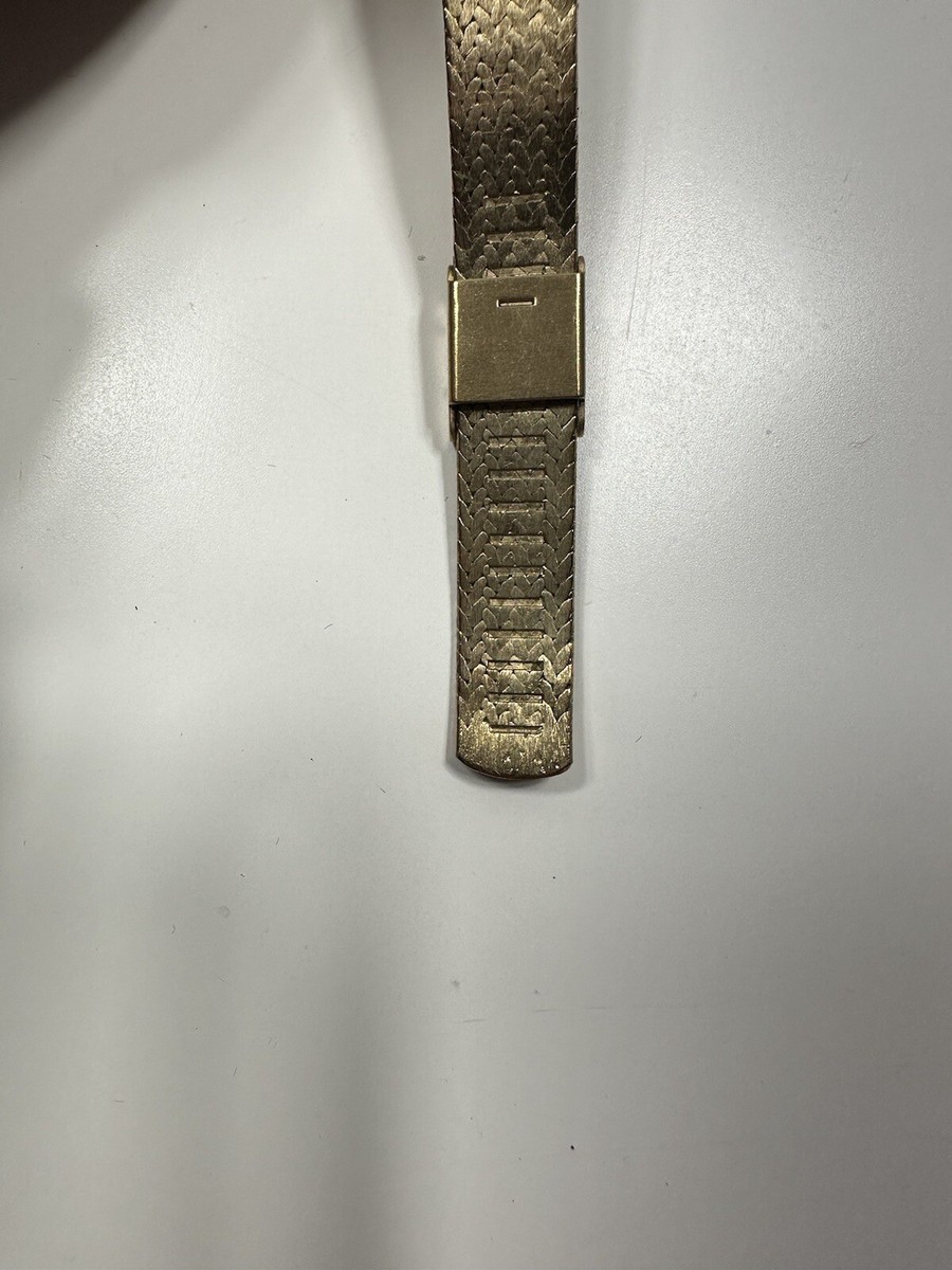 Geneva Gold Nugget Ladies Watch Stainless Steel FLG Clasp  display picture 1