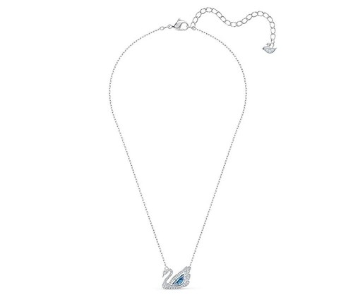 5533397 Swarovski Swan Necklace Swan, Blue, Rhodium Plated 5533397 | eBay UK