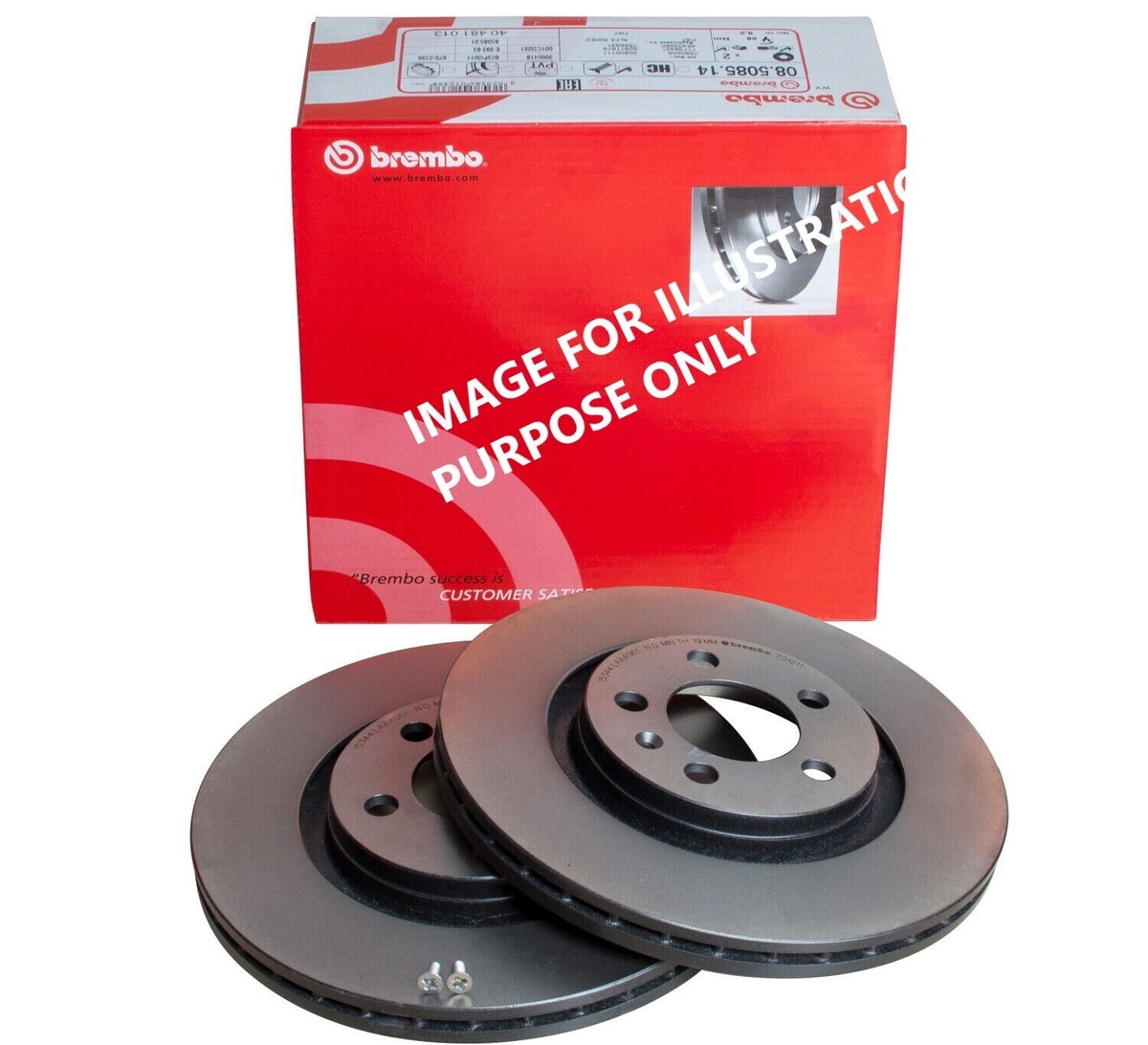 【elo】 BREMBO FRONT Brake Discs 266 mm INTERNALLY VENTED REAR 247 mm