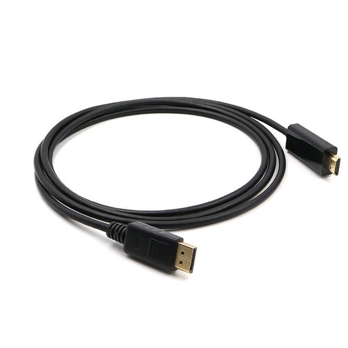 100 x 6 pieds/1,8 m DisplayPort DP mâle vers HDMI mâle câbles adaptateurs 1080P en gros - Photo 3/10