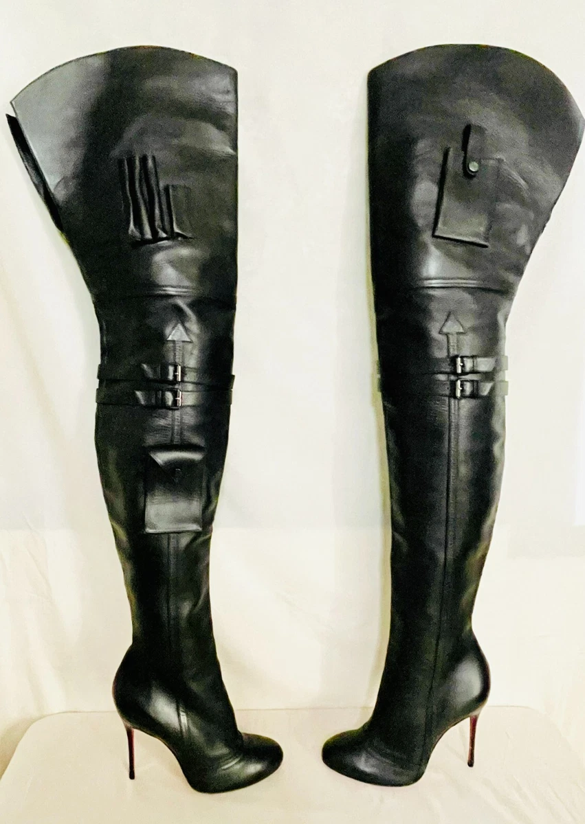 Louboutin boots over the knee sale