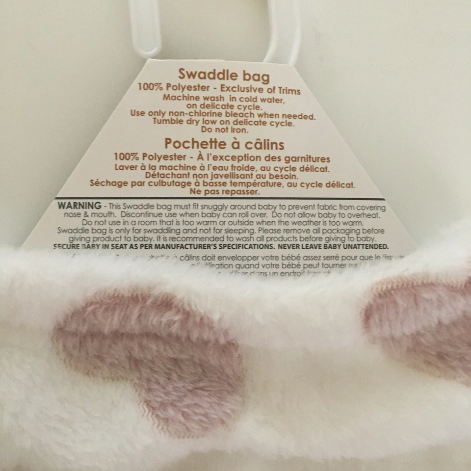 NUEVO Envoltura de Viaje Niñas Corazones Rosa Tema 0-3M | Mantas y Más Allá Foto 4 de 4