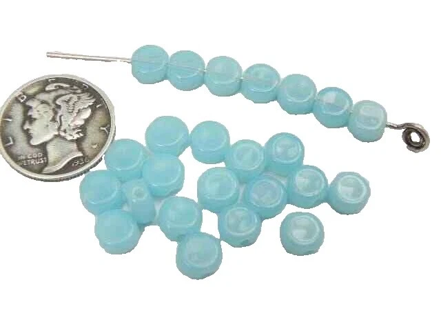 Moneda de vidrio cuentas para hacer joyas