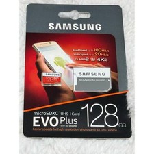 Samsung EVO Plus 128GB MicroSDXC Class 10 UHS-1 Memory Card MB-MC128GA/AM