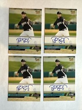 Burke Badenhop - 2008 Topps Stadium Club Rookie Autograph Lot X4 RC Auto Marlins