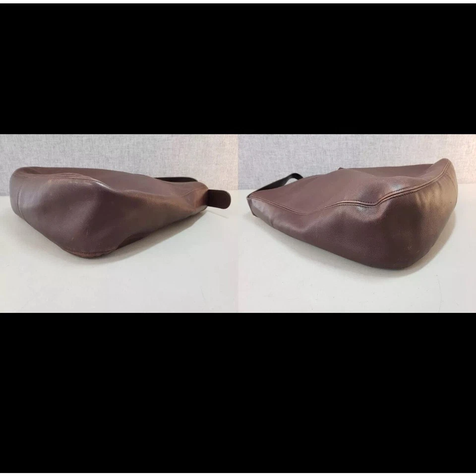 RARO Hombre Vintage Coach Bolso de Hombro Cuero Marrón 4139 Foto 4 de 4