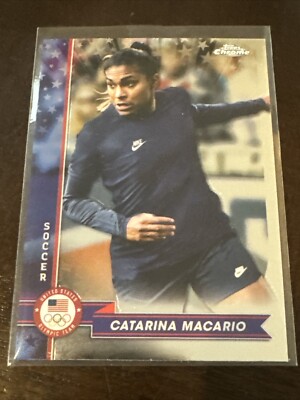 2024 Topps Chrome US Olympics Catarina Macario Base NM