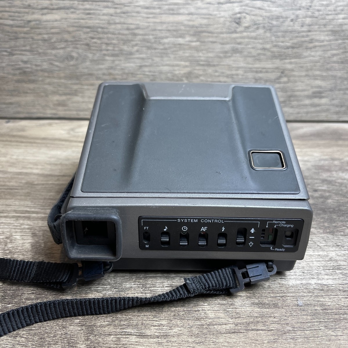 Vintage Polaroid Spectra System Instant Film Camera Black Built In
