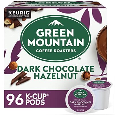 Green Mountain Dark Chocolate Hazelnut Coffee K Cup Pods 24 Count Medium Roast