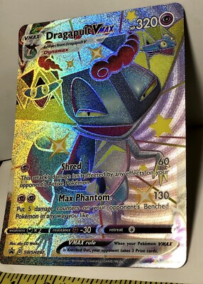 Pokemon Dragapult VMAX SWSH097 Shining Fates Jumbo Black Star