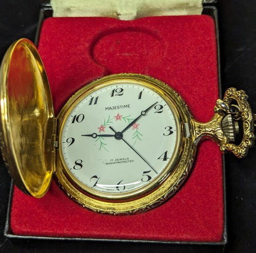 Gorgeous Majestime Watch of Distinction Precision Watch 17 Jewels Shockprotected - Picture 4 of 7