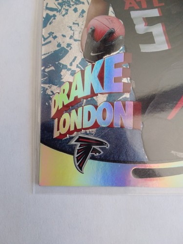 2022 Panini Zenith Football Drake London Revolution Rookie PR-25 Falcons - Picture 5 of 6