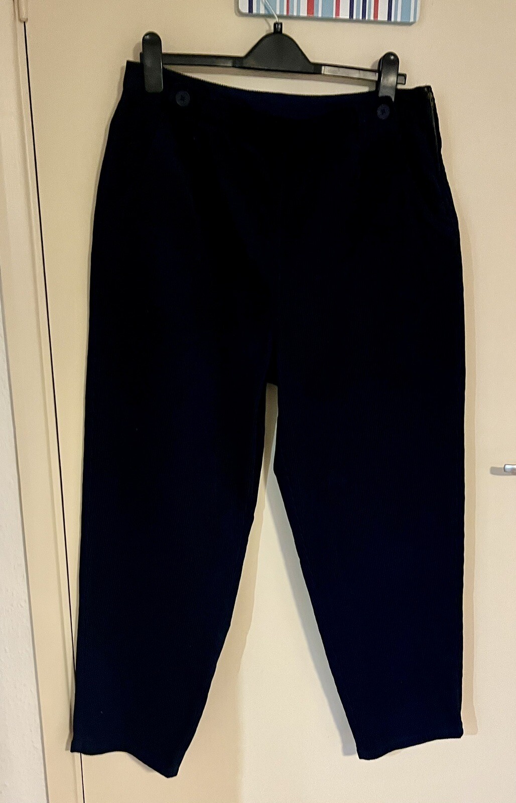 Seasalt Navy “Porfell” Corduroy Trousers. Size 14 Regular. Slightly