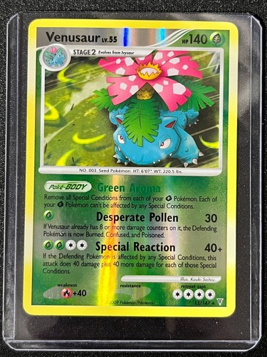 Venusaur 13/147 - Supreme Victors Reverse Holo Rare 2009 Pokémon TCG - LP